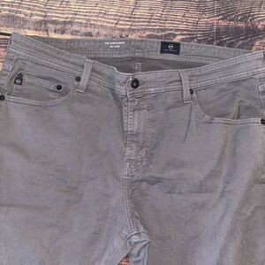 AG Adriano Goldschmied Matchbox Jean Mens 38R Gray Slim Straight Nonstretch